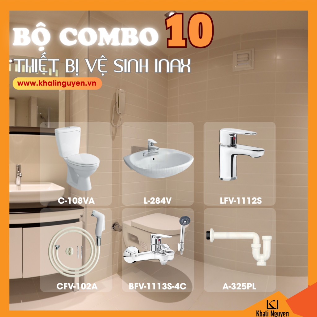 Combo khuyến mãi TBVS INAX số 10