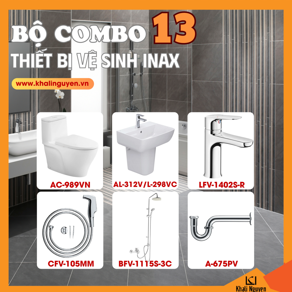 Combo khuyến mãi TBVS INAX số 13