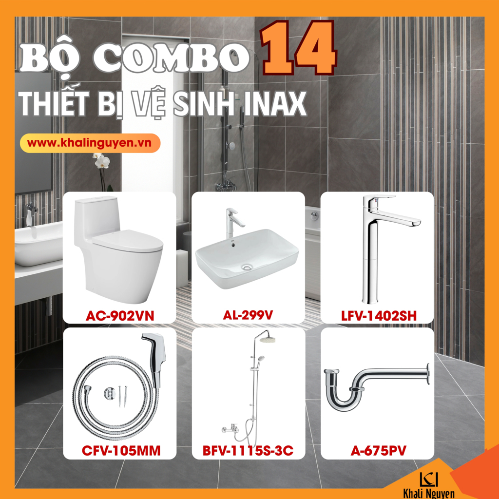 Combo khuyến mãi TBVS INAX số 14