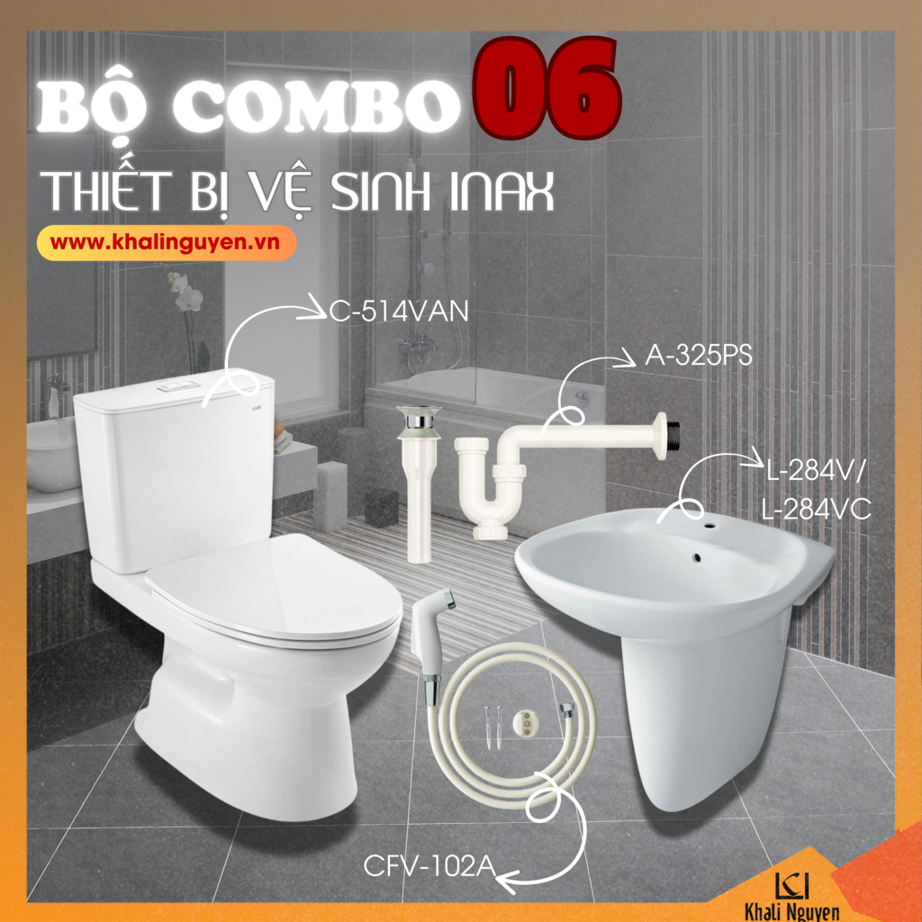 Combo khuyến mãi TBVS INAX số 06