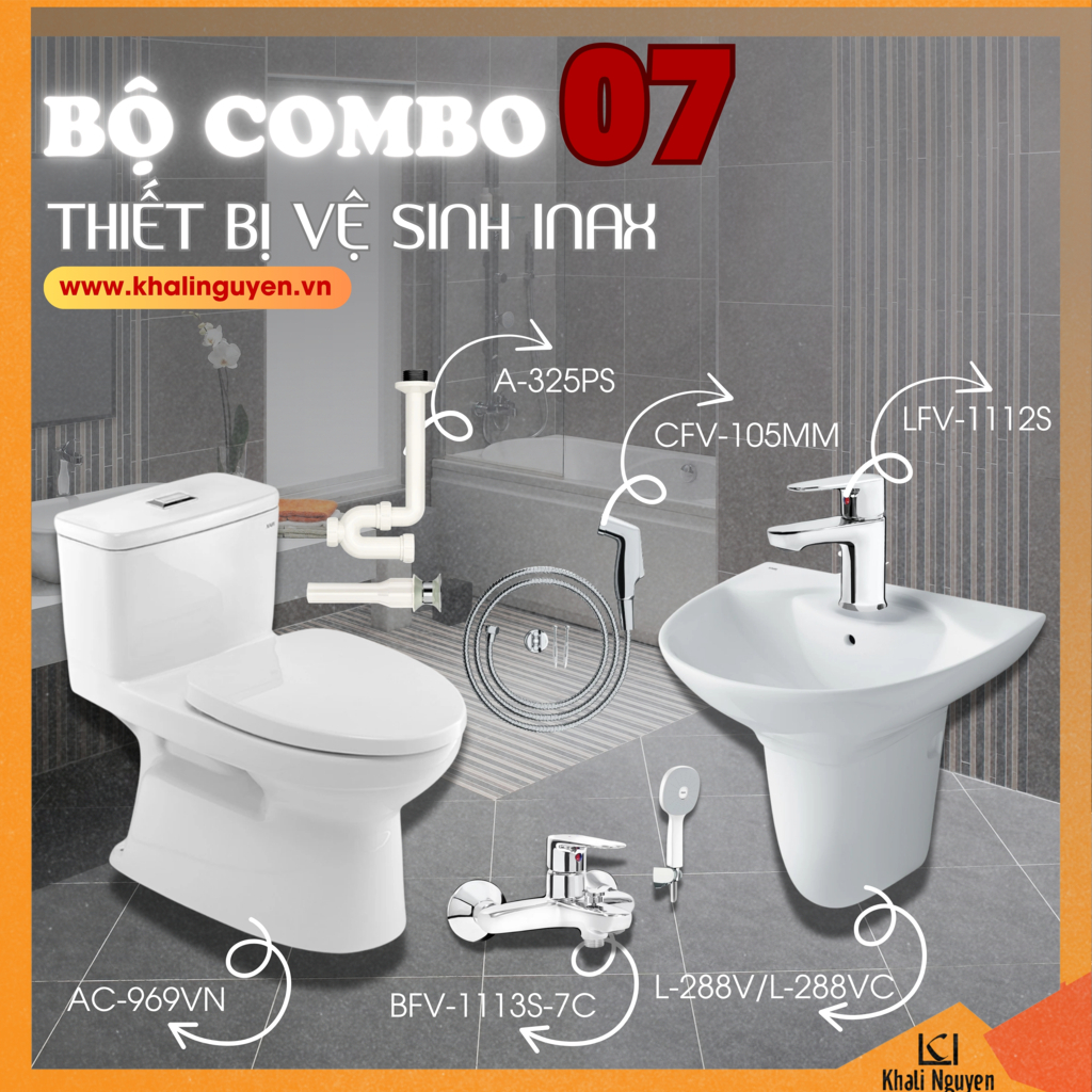 Combo khuyến mãi TBVS INAX số 07