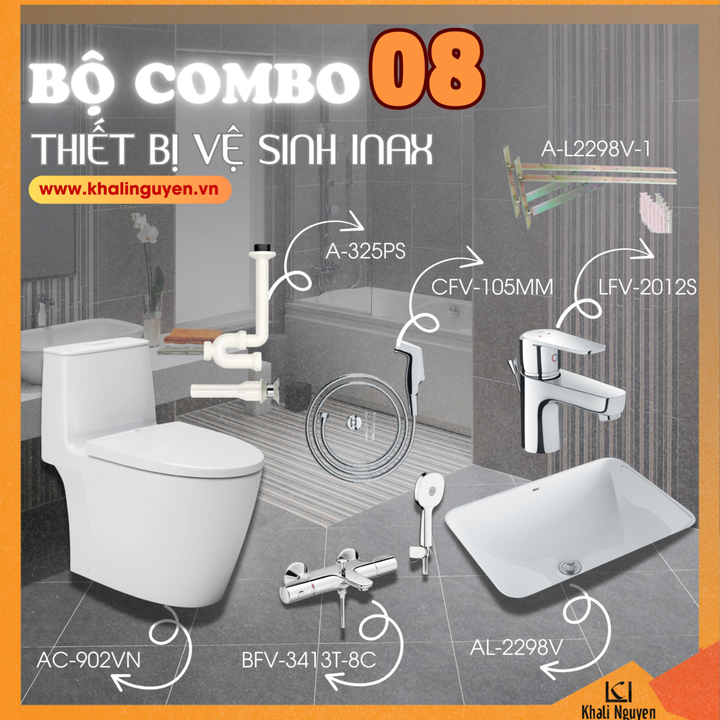 Combo khuyến mãi TBVS INAX số 08