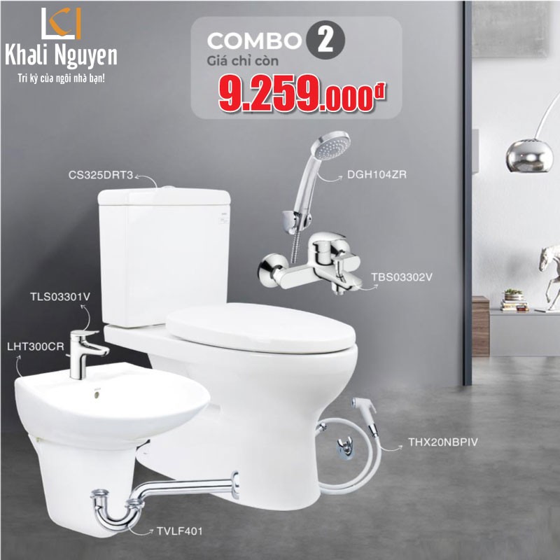 Combo khuyến mãi TBVS TOTO số 2