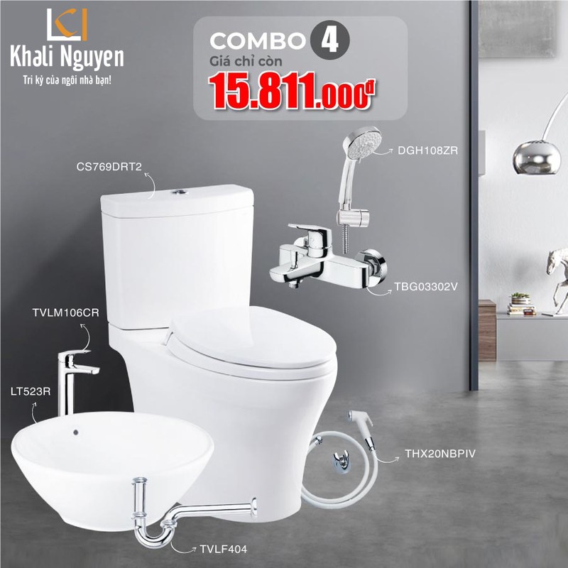 Combo khuyến mãi TBVS số 4