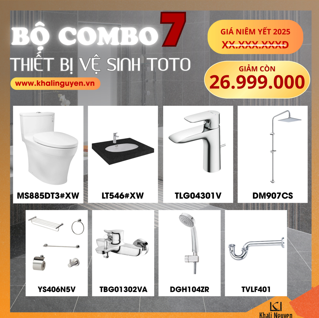 Combo khuyến mãi TBVS TOTO số 7