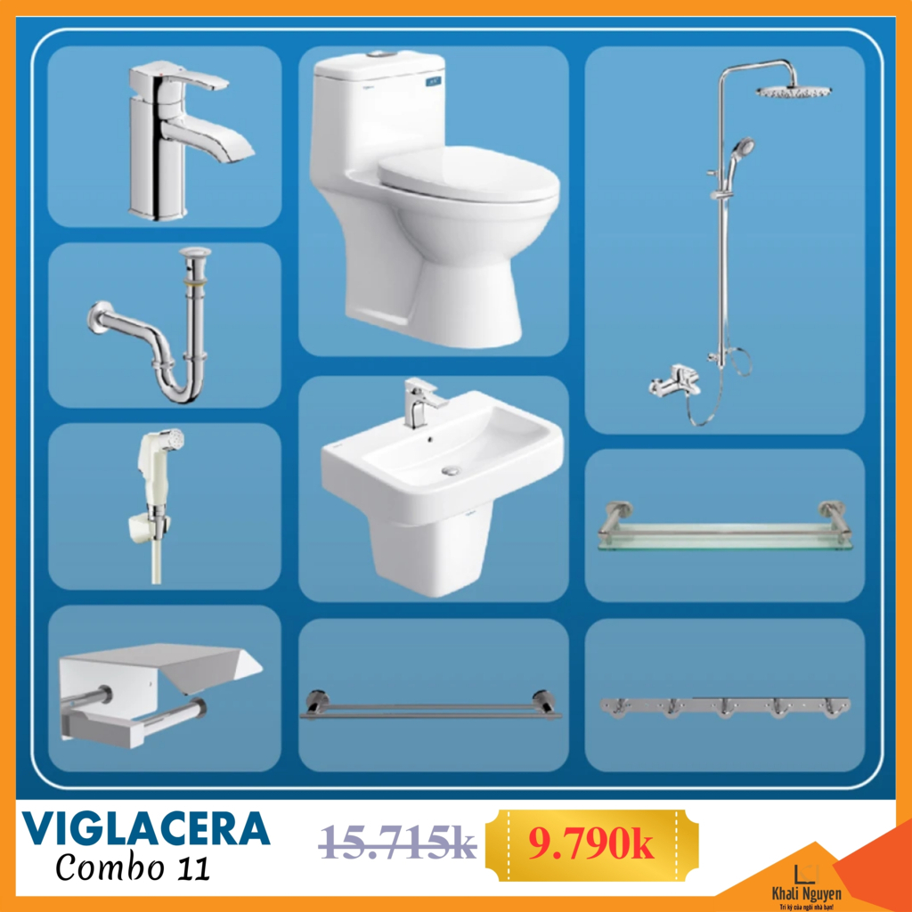 Combo KM thiết bị vệ sinh Viglacera số 11