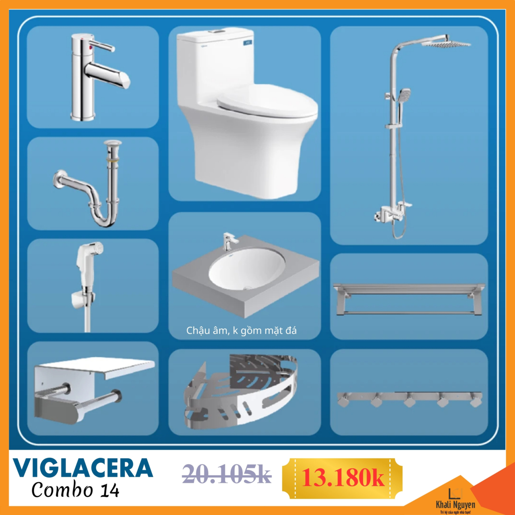 Combo KM thiết bị vệ sinh Viglacera số 14