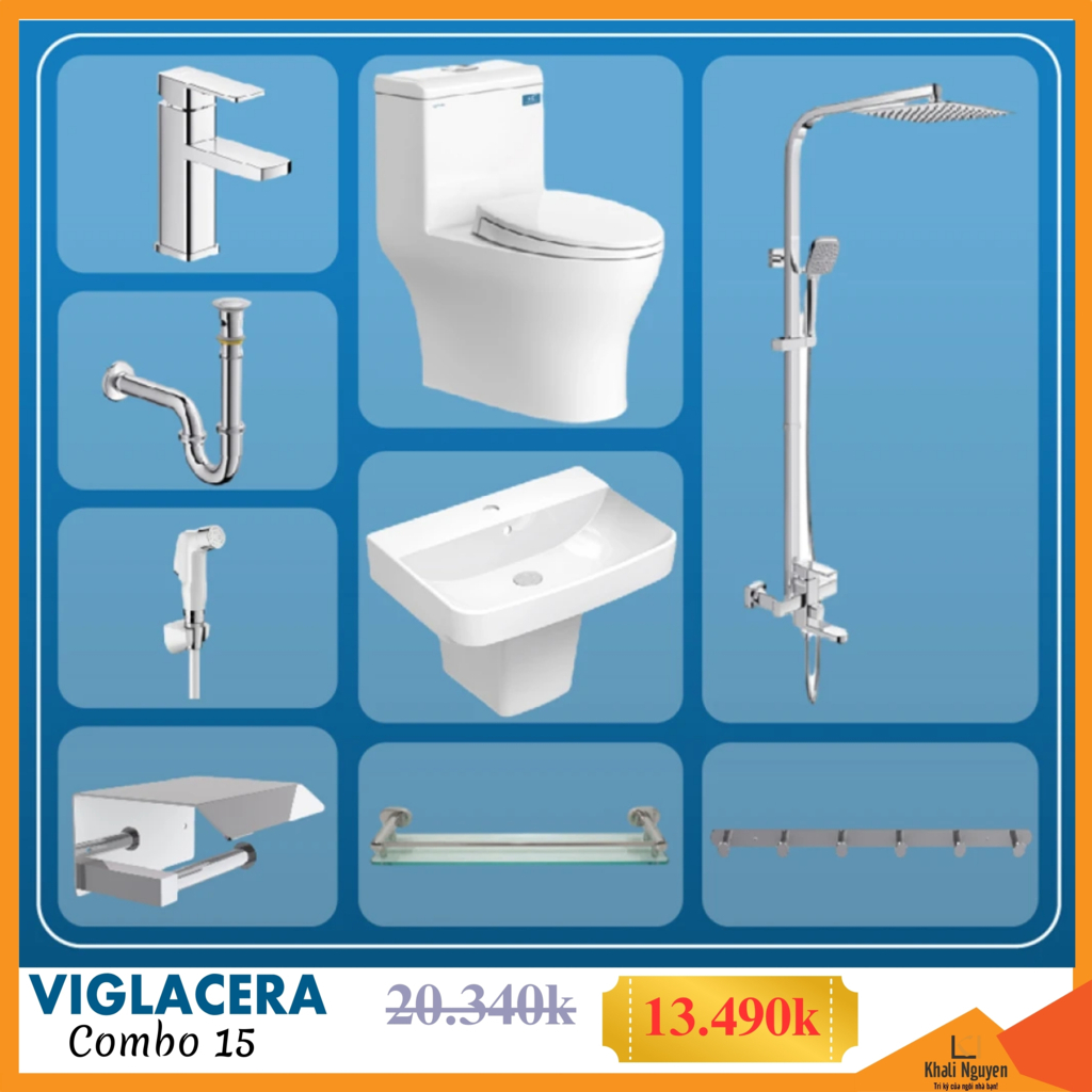 Combo KM thiết bị vệ sinh Viglacera số 15