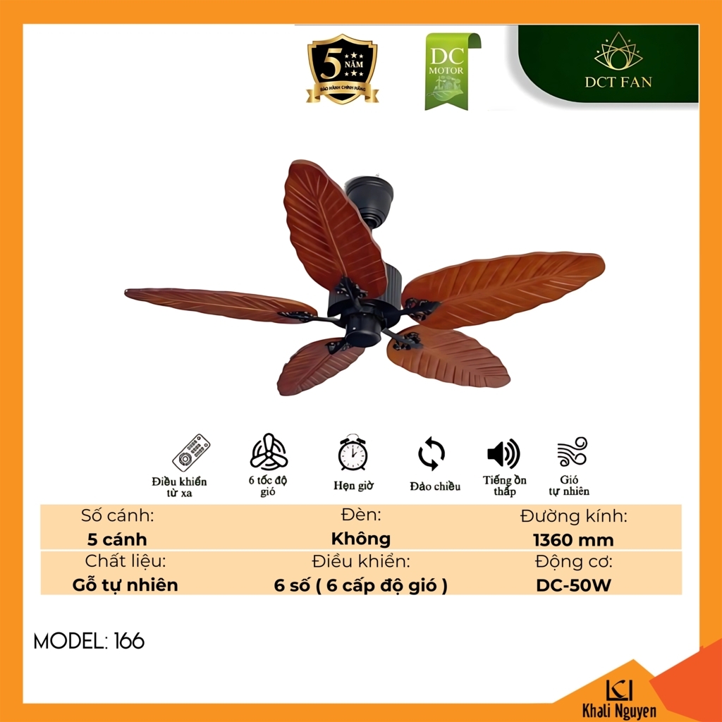 Quạt trần DCT Fan 166