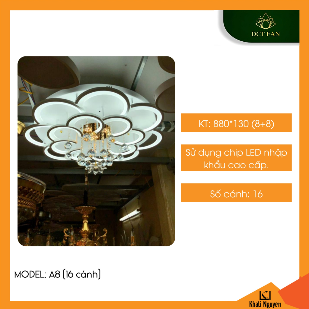 Đèn led ốp trần decor DCT A8