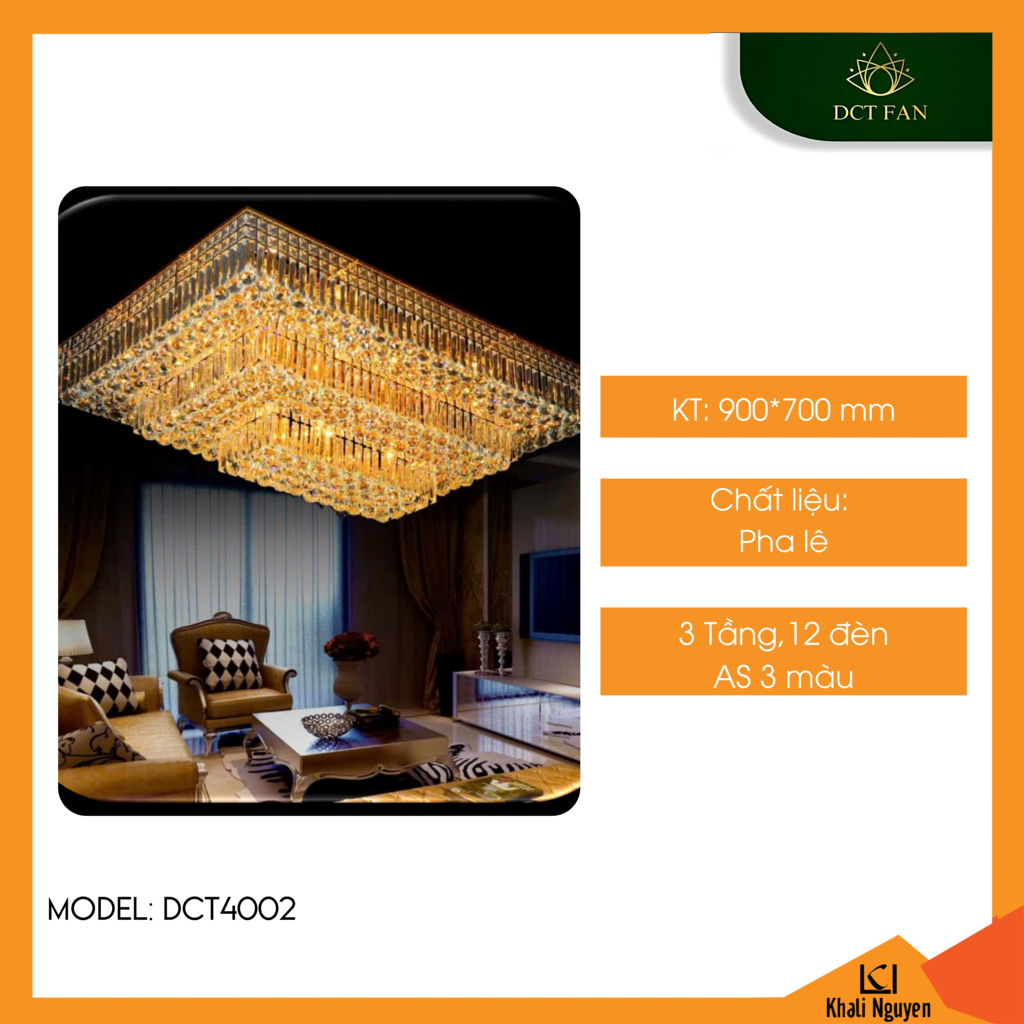 Đèn led ốp trần DCT DCT4002