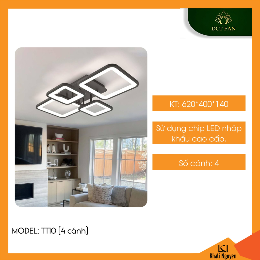 Đèn led ốp trần decor DCT TT10