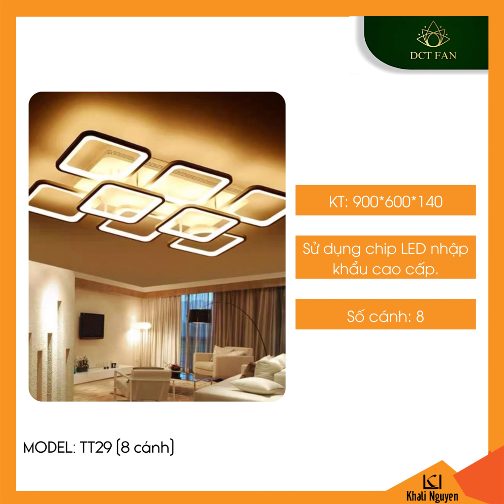 Đèn led ốp trần decor DCT TT29