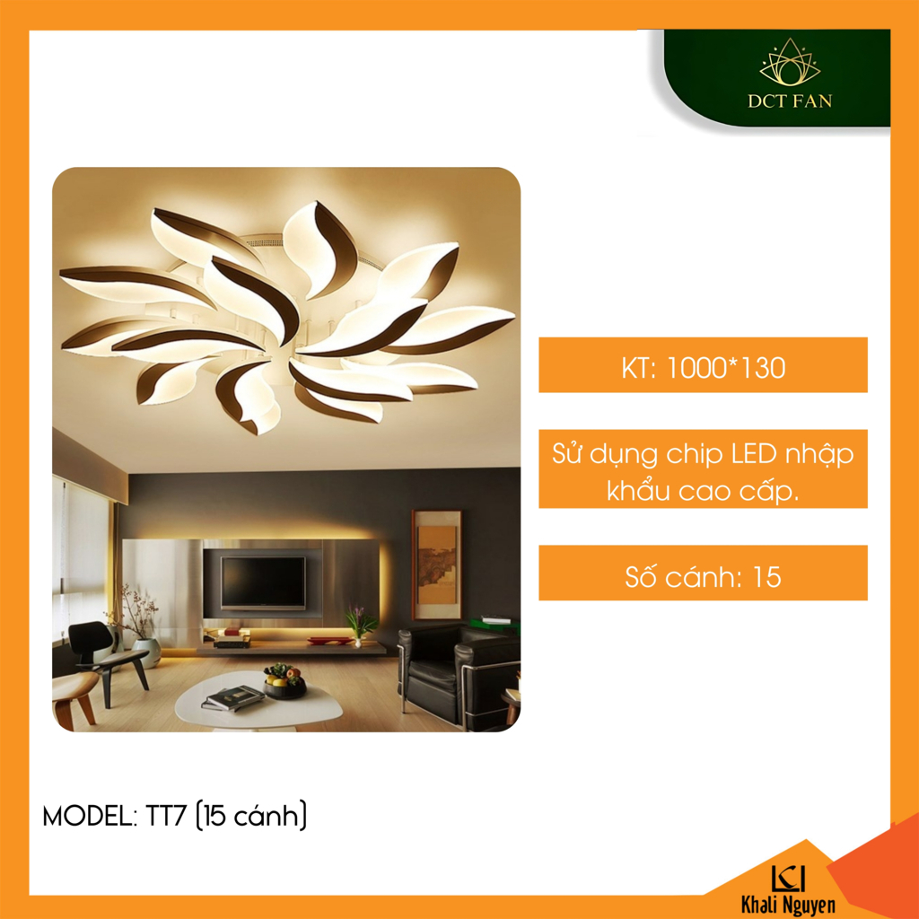 Đèn led ốp trần decor DCT TT7