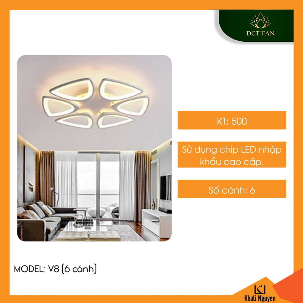 Đèn led ốp trần decor DCT V8