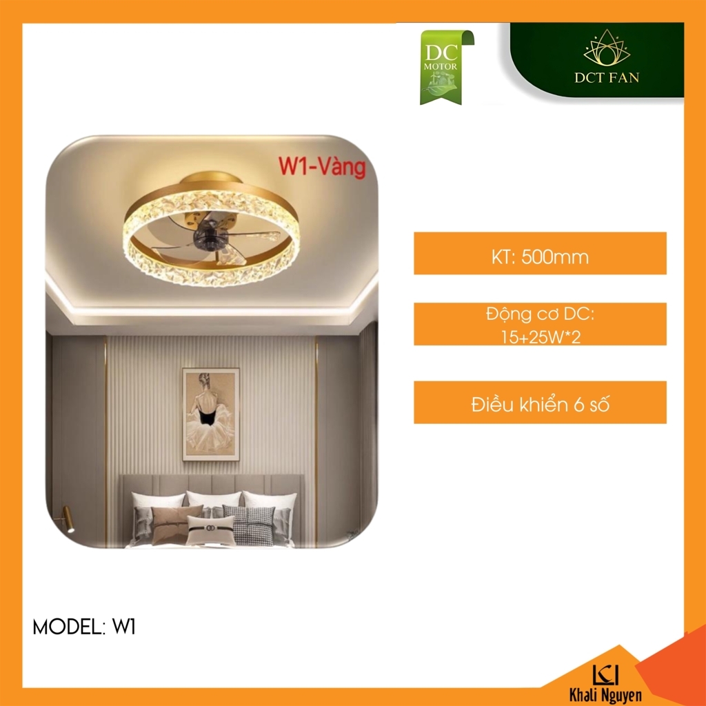 Đèn trang trí trần nhà DCT W1-Vang