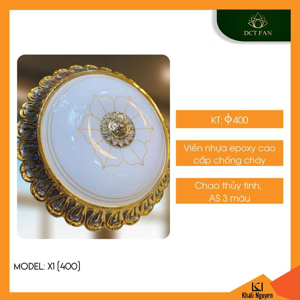 Đèn led ốp trần DCT X1(400)
