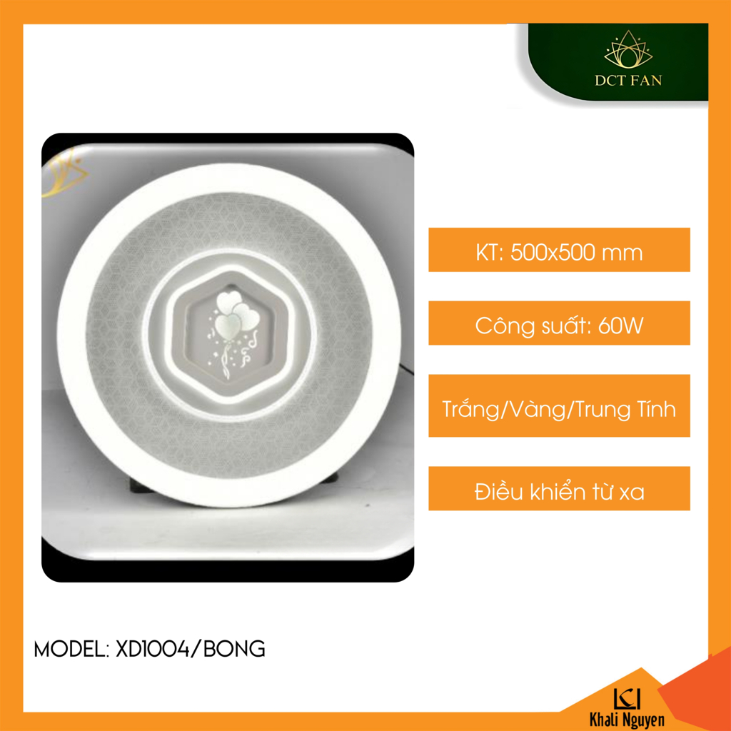 Đèn led trang trí trần nhà DCT XD1004/BONG