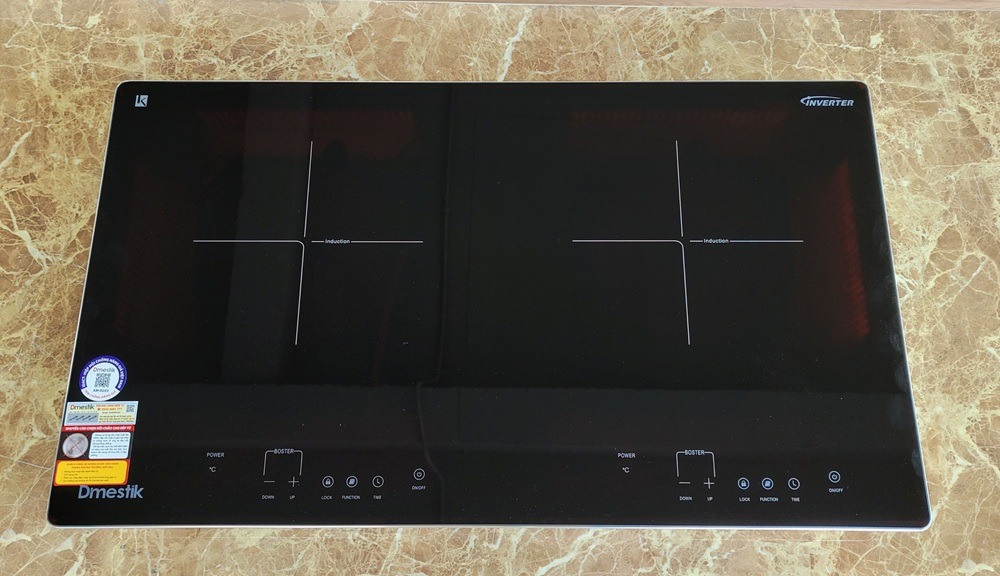 Ảnh thực tế bếp từ đôi Dmestik AM-D203