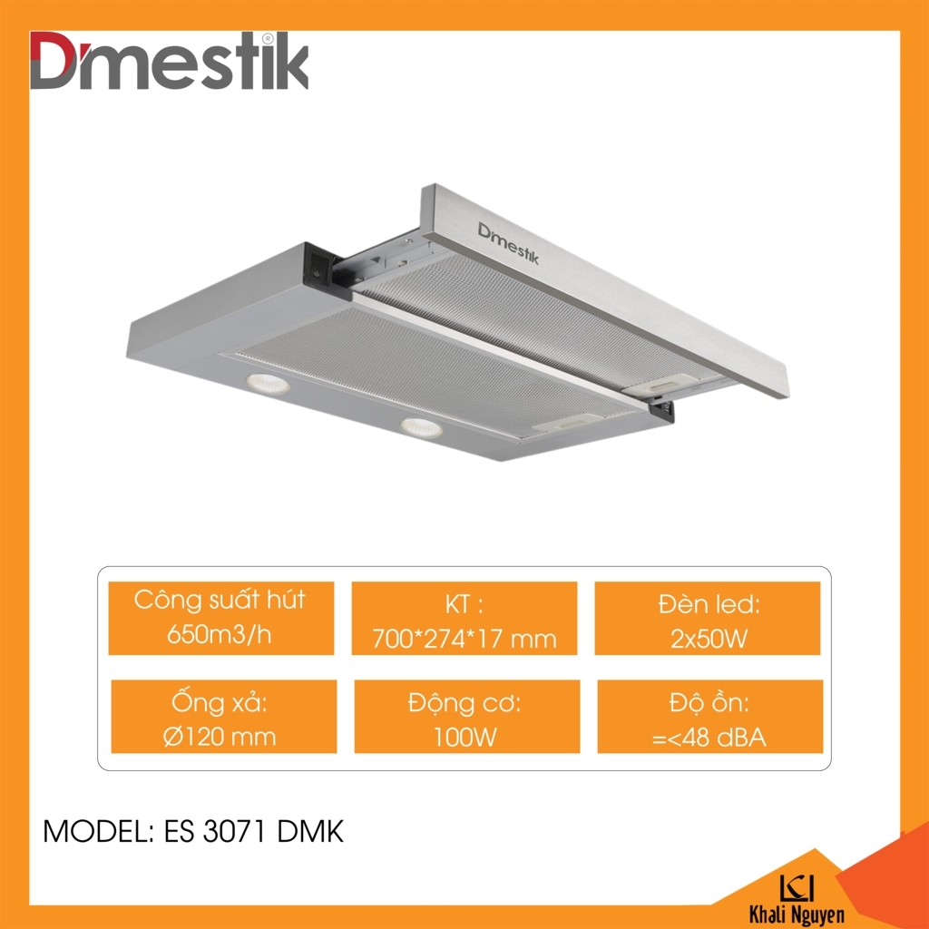 Máy hút mùi Dmestik ES 3071 DMK