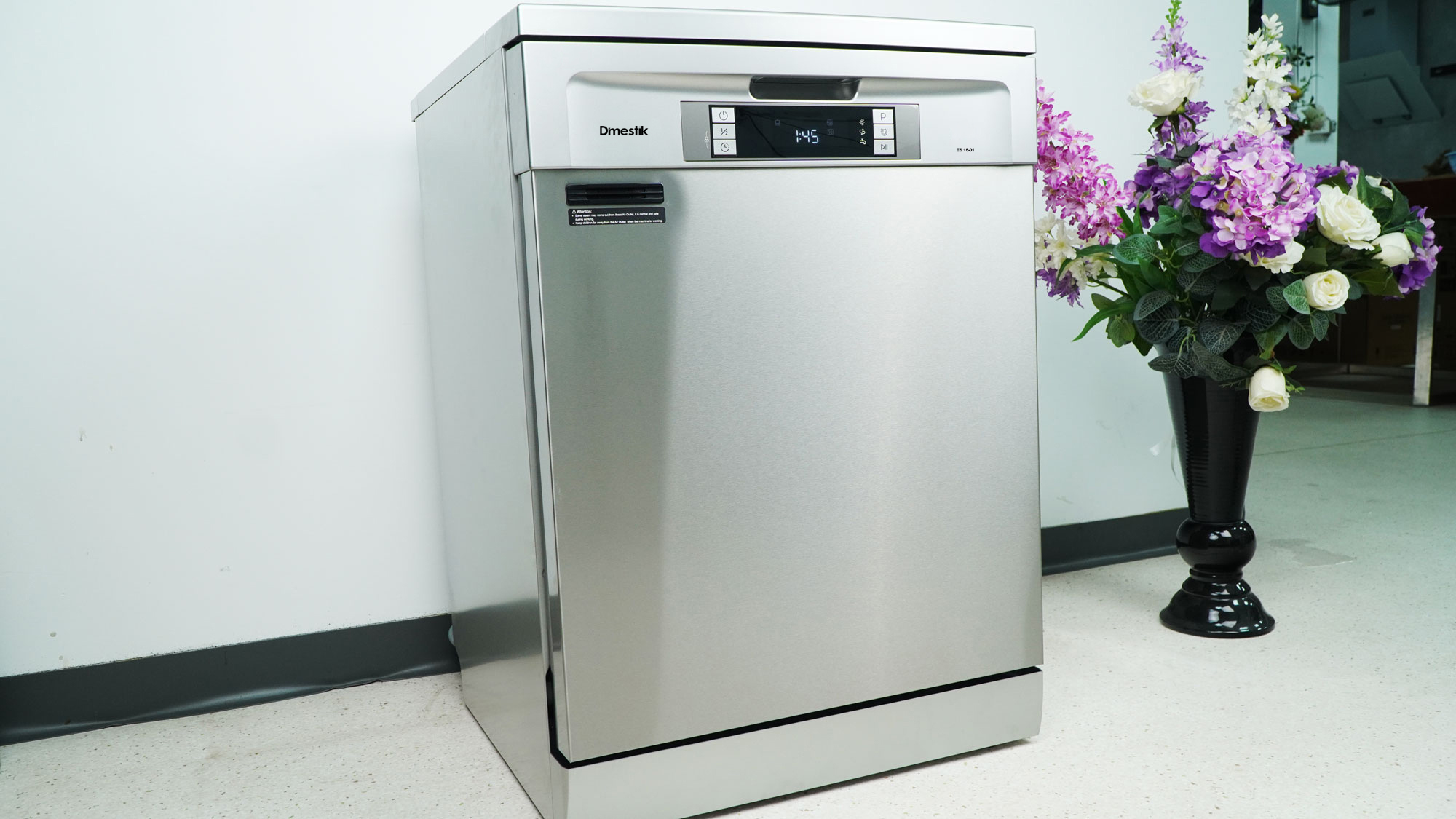 Máy rửa bát chén Dmestik  ES15-01 (Silver) - hình 1