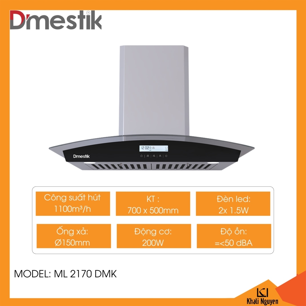 Máy hút mùi Dmestik ML 2170 DMK