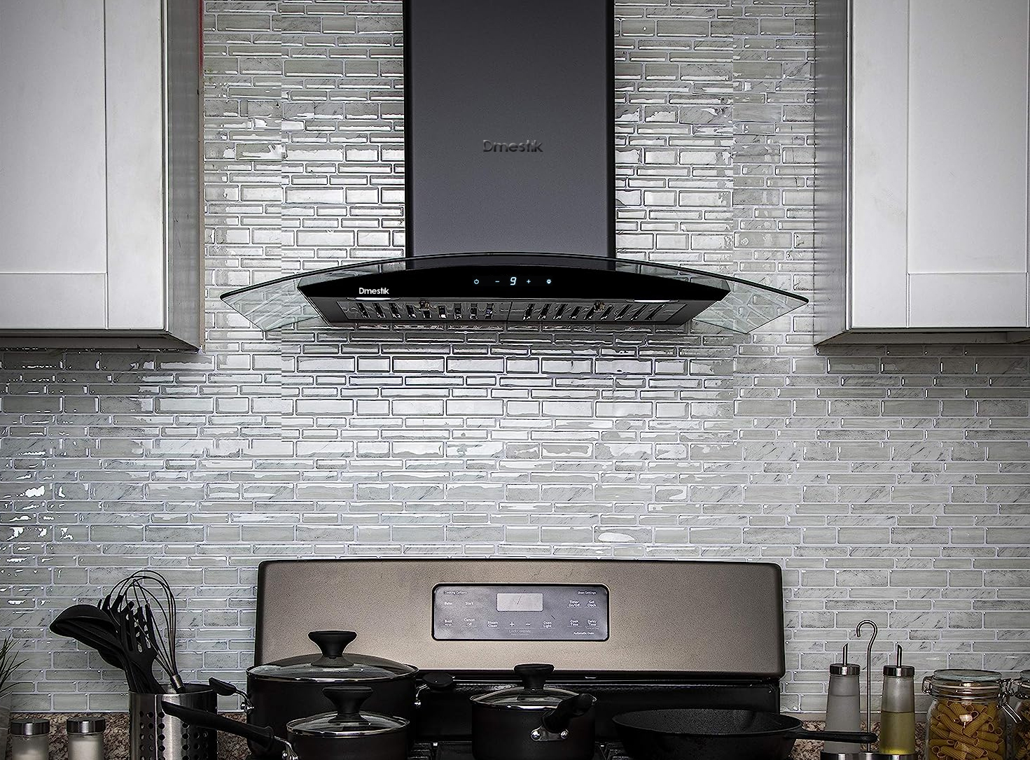 Máy hút mùi kính cong Dmestik TL 3470 DMK