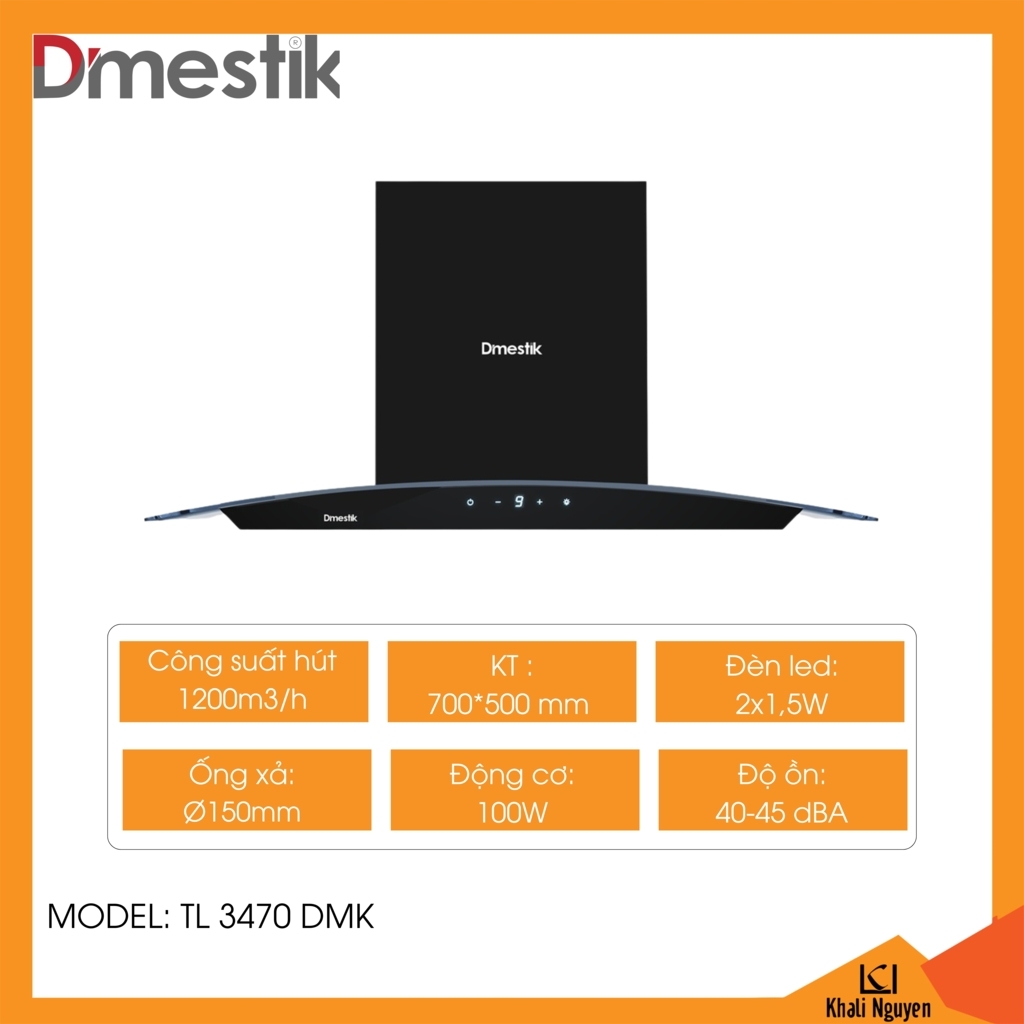 Máy hút mùi Dmestik TL 3470 DMK