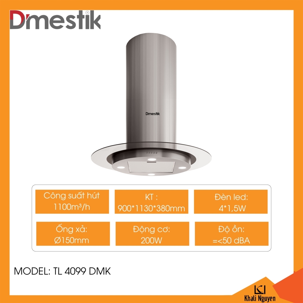 Máy hút mùi Dmestik TL 4099 DMK