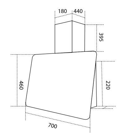 Bản vẽ máy hút mùi Dmestik TL3570 DMK