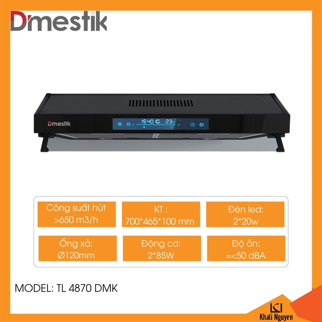 Máy hút mùi Dmestik TL 4870 DMK