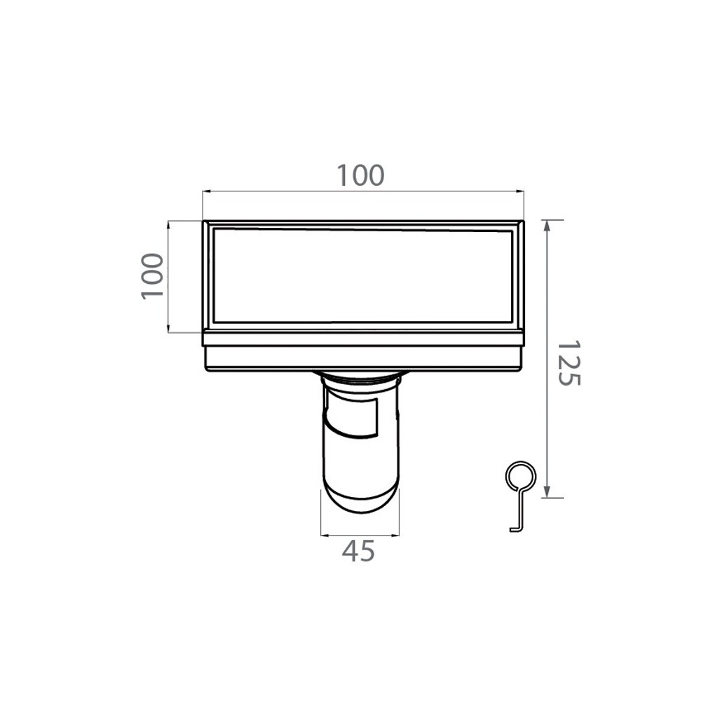 Bản vẽ thoát sàn Ecobath EC1072b