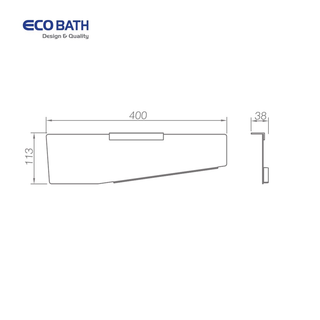 Bản vẽ kệ gương Ecobath EC211-05