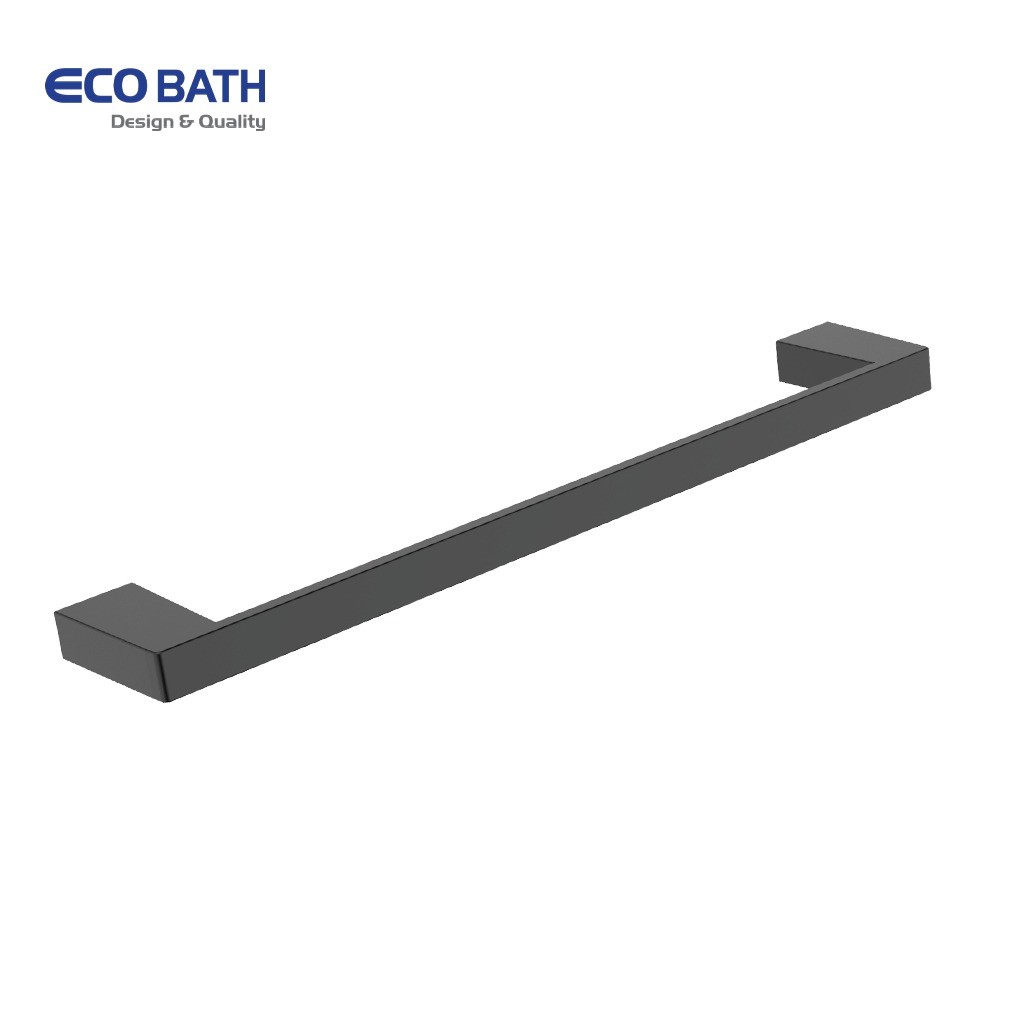 Thanh vắt khăn đơn Ecobath EC211-08MB màu đen mờ
