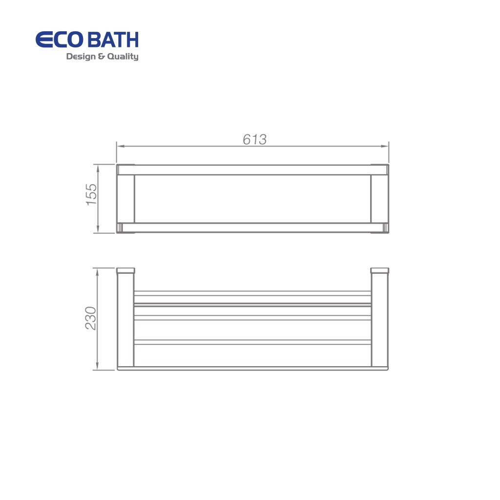 Bản vẽ vắt khăn giàn Ecobath EC211-12