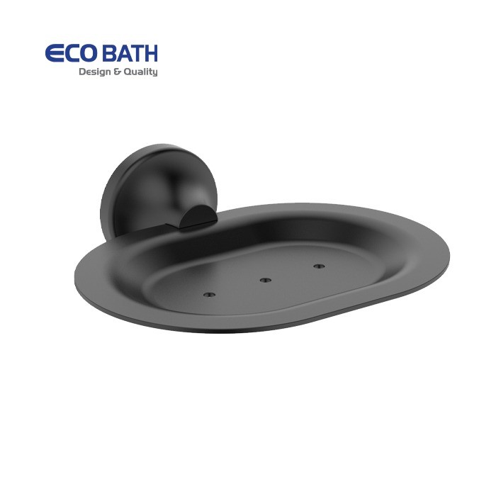 Kệ xà phòng EcoBath EC218-01MB màu đen mờ