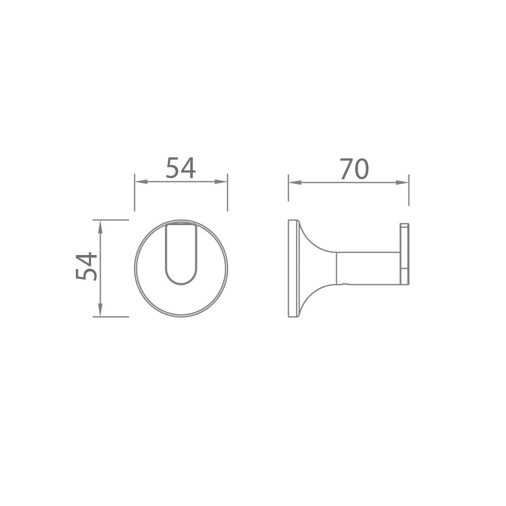 Bản vẽ móc áo EcoBath EC218-04