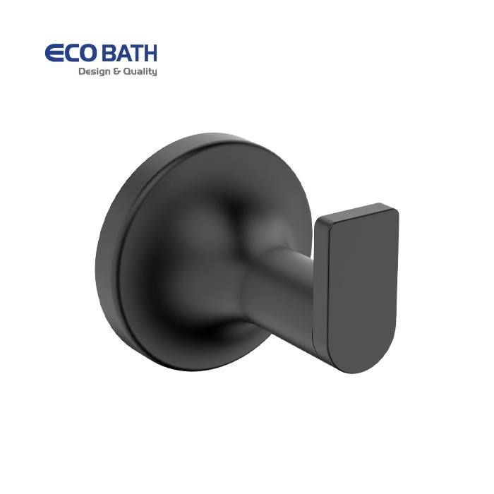 Móc áo EcoBath EC218-04MB màu đen mờ
