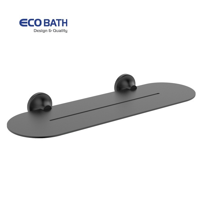 Kệ dưới gương EcoBath EC218-05MB màu đen mờ