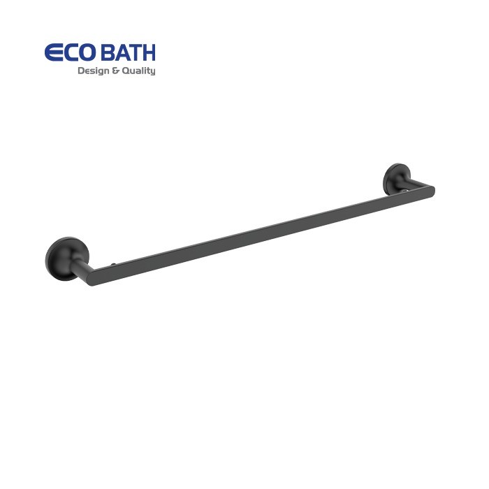 Vắt khăn đơn EcoBath EC218-08MB đen mờ