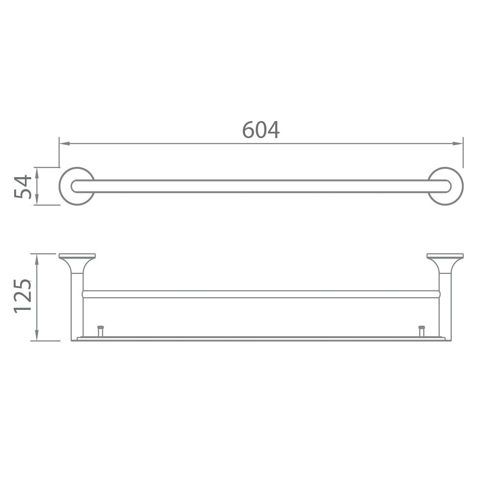 Bản vẽ vắt khăn đôi EcoBath EC218-09