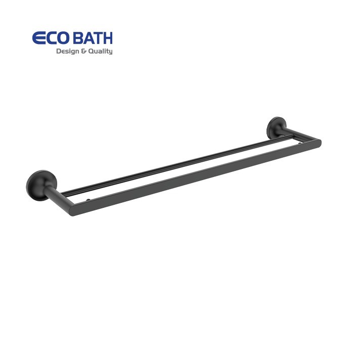 Vắt khăn đôi EcoBath EC218-09MB màu đen mờ