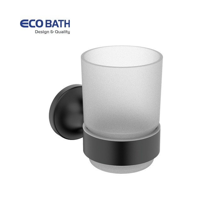 Kệ cốc EcoBath EC218-10MB màu đen mờ