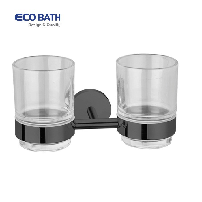 Kệ cốc EcoBath EC270-10MB màu đen mờ