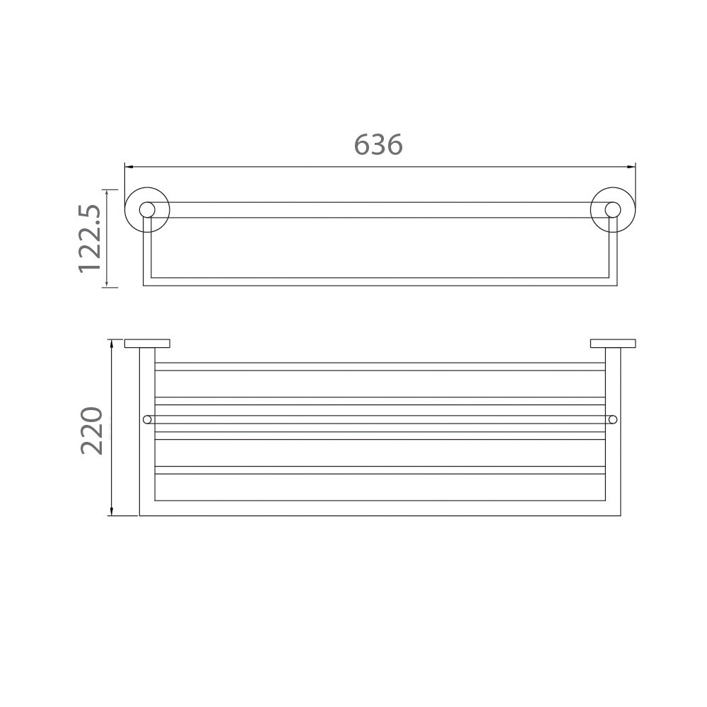 Bản vẽ vắt khăn giàn Ecobath EC270-12MB