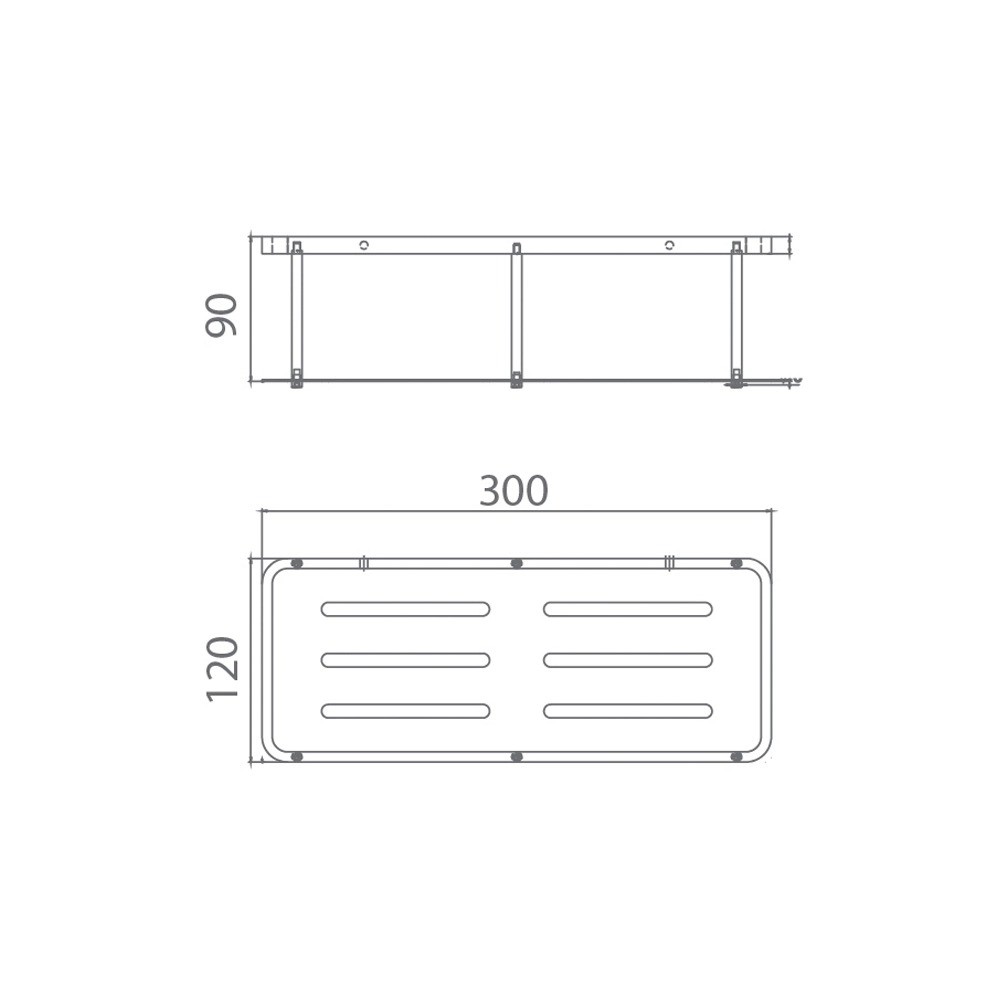 Bản vẽ kệ phòng tắm EcoBath EC4068-1