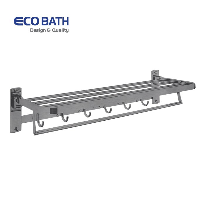 Vắt khăn giàn EcoBath EC5015BU màu ghi xám