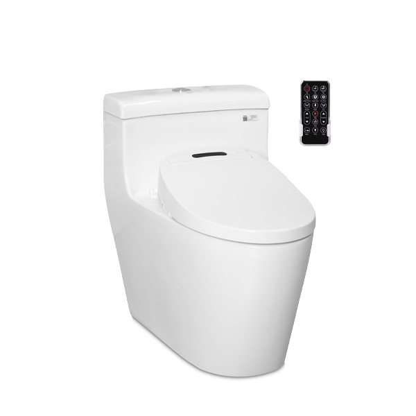 Bồn cầu kết hợp nắp rửa thông minh ECOD EB088/EBN1805 | Xả Tornado S-P mạnh mẽ | Nắp rửa điện tử sưởi ấm bệ ngồi