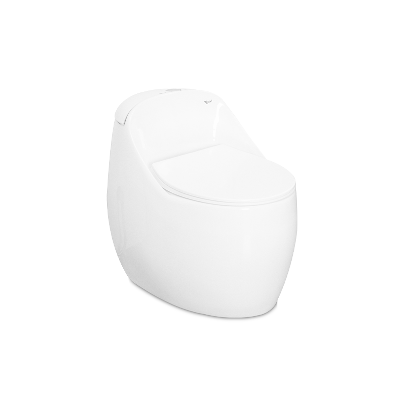 Bồn cầu trứng ECOD EB090 Trắng | Men S-Ceramic | Xả Tornado S-P