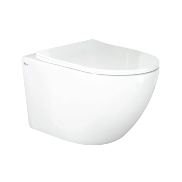 Bồn cầu treo tường ECOD EB266 | Men S-Ceramic | Nắp UF chống xước